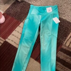 Xersion Turquoise Kids Leggings